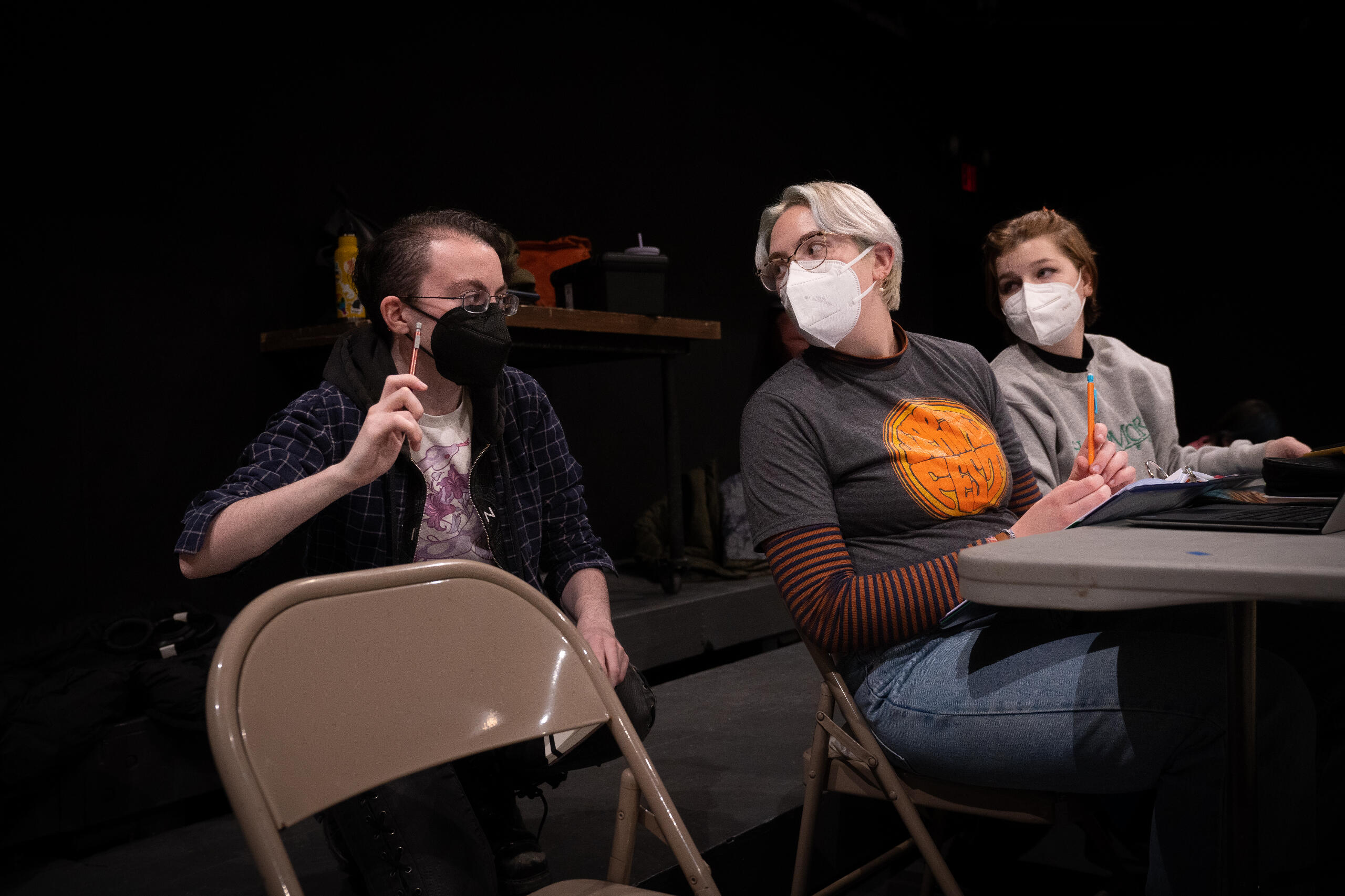 attending Chaparral rehearsal